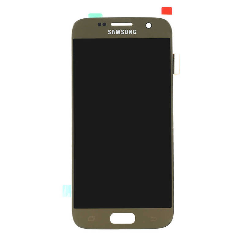 Samsung Uyumlu Galaxy S7 G930 Lcd Ekran Gold Oled