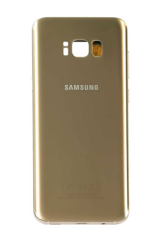 Samsung Uyumlu Galaxy S8 Plus G955 Kasa Kapak Gold Çıtalı