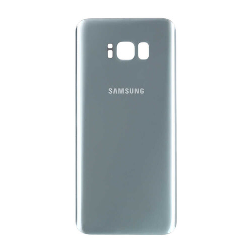 Samsung Uyumlu Galaxy S8 Plus G955 Kasa Kapak Gümüş Çıtalı - Thumbnail