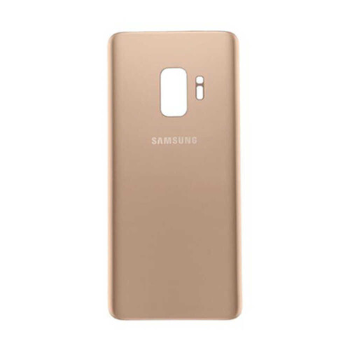 Samsung Uyumlu Galaxy S9 G960 Kasa Kapak Gold Çıtalı - Thumbnail