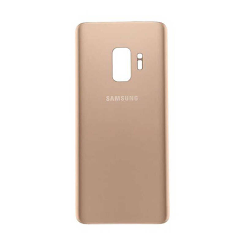 Samsung Uyumlu Galaxy S9 G960 Kasa Kapak Gold Çıtalı