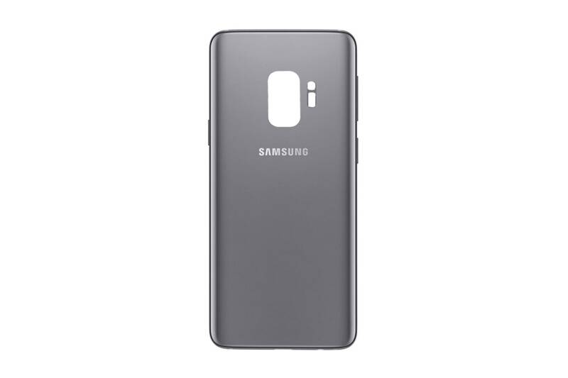 Samsung Uyumlu Galaxy S9 G960 Kasa Kapak Gri Çıtalı