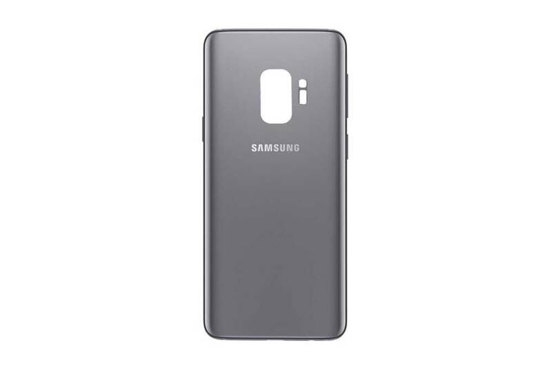 Samsung Uyumlu Galaxy S9 G960 Kasa Kapak Gri Çıtalı
