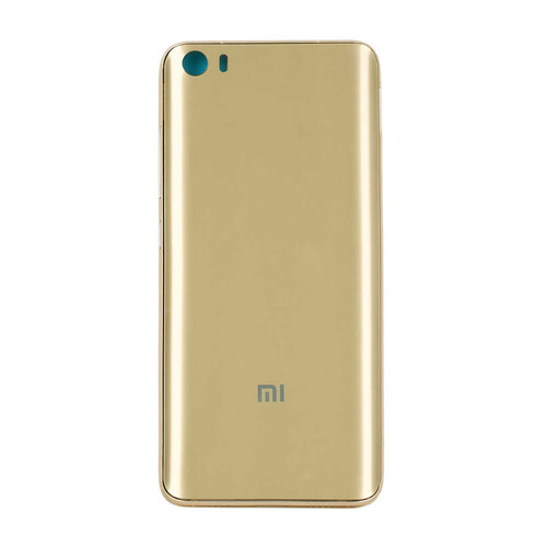 Xiaomi Uyumlu Mi 5 Kasa Kapak Gold Çıtalı - Thumbnail