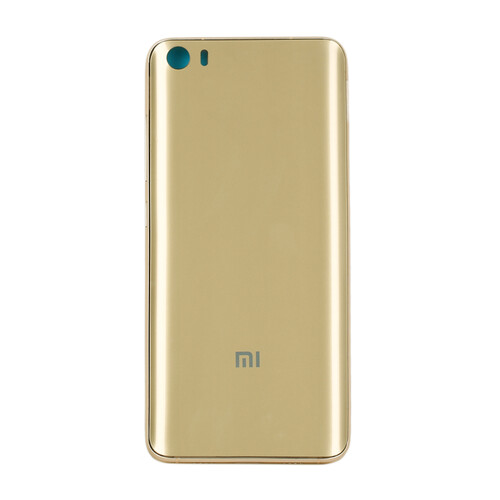 Xiaomi Uyumlu Mi 5 Kasa Kapak Gold Çıtalı - Thumbnail