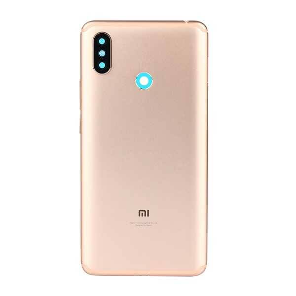 Xiaomi Uyumlu Mi Max 3 Kasa Kapak Gold Çıtalı