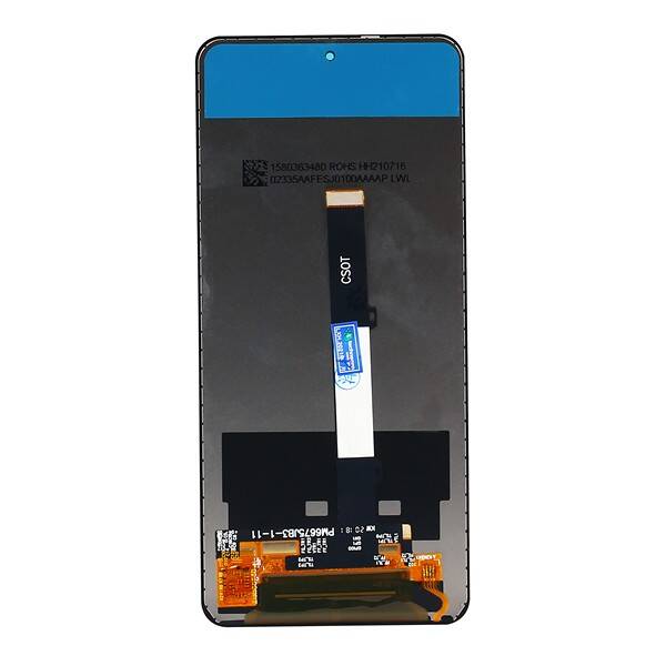 Xiaomi Uyumlu Poco X3 Lcd Ekran Siyah Çıtasız