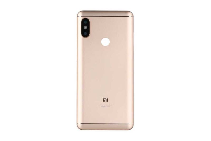 Xiaomi Uyumlu Redmi Note 5 Kasa Kapak Gold Çıtasız