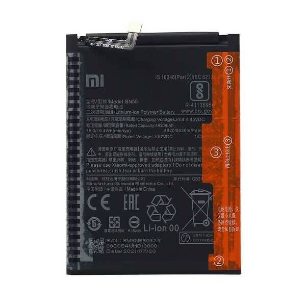 Xiaomi Uyumlu Redmi Note 9s Bn55 Batarya Pil